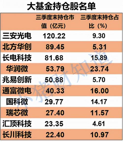 国家大基金持有8家公司股票超5年