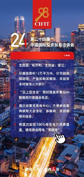 缅甸代表团出席在厦门举办的第24届投洽会