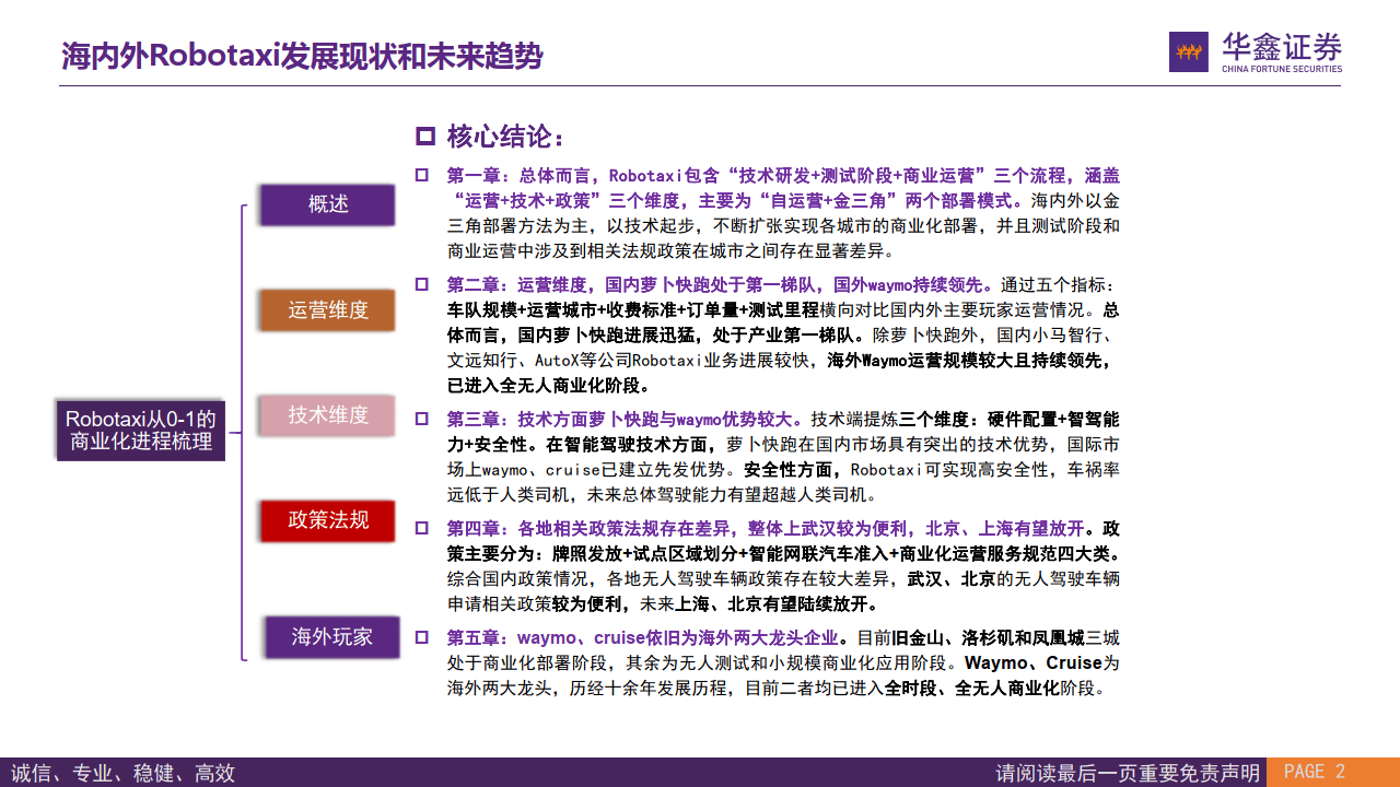 信达证券：Robotaxi与车路云共振 智驾关键节点已至