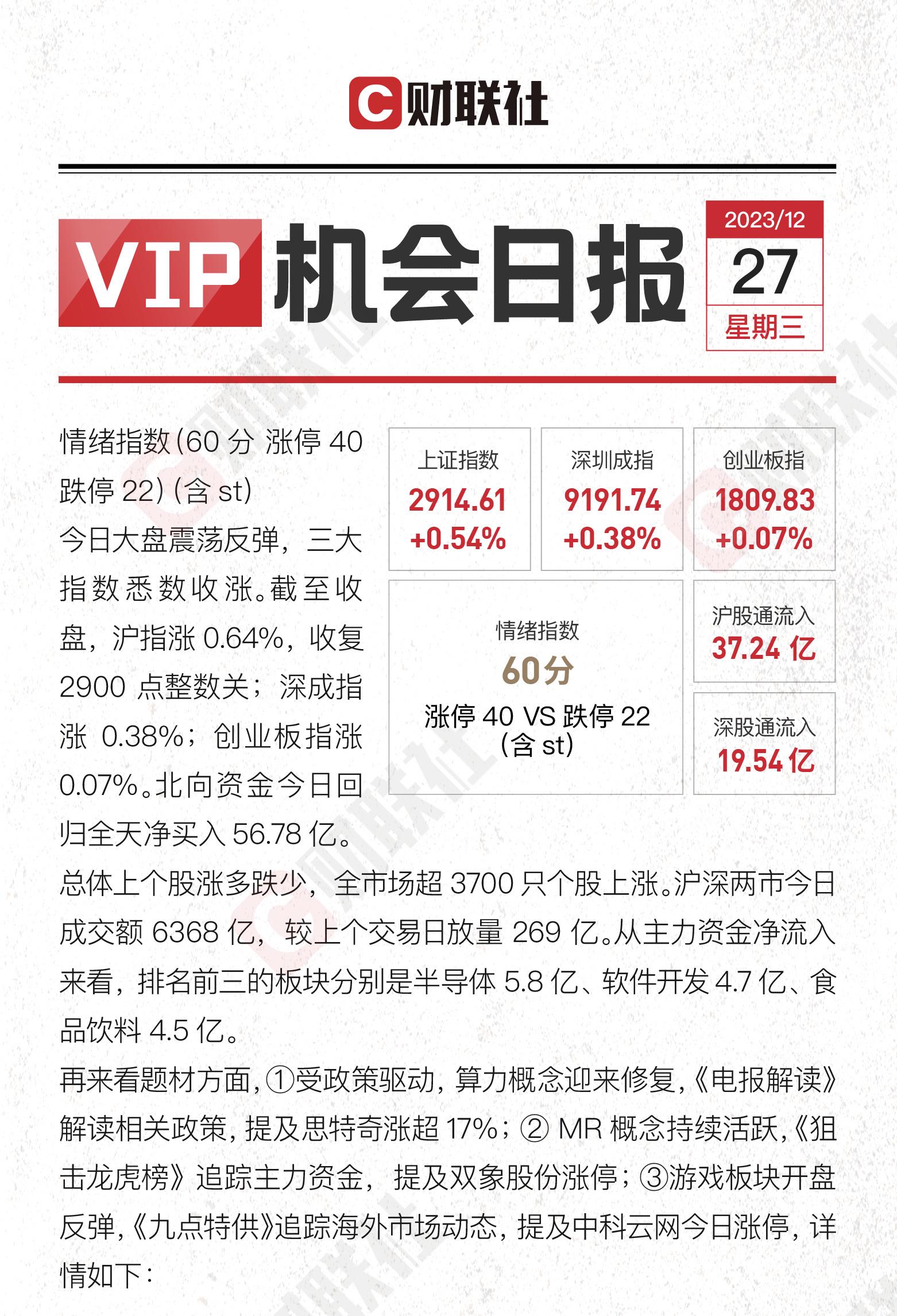 今日投资参考:豆包大模型升级 农业板块迎催化