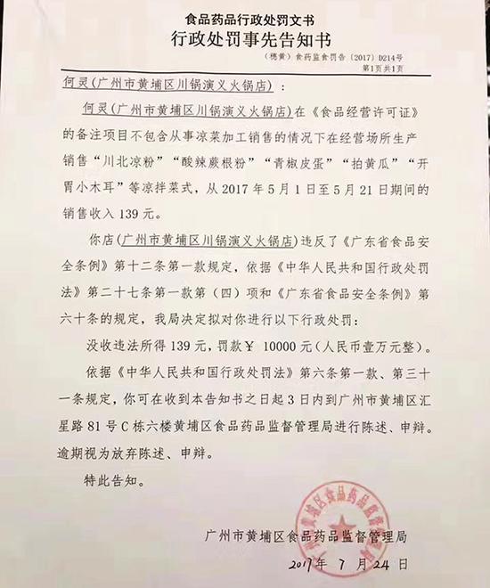 聚石化学：收到行政处罚事先告知书