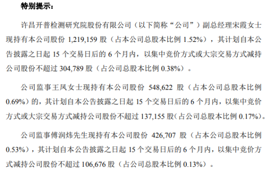 衢州东峰:多名股东拟合计减持不超0.81%公司股份